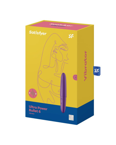 Минивибратор Satisfyer Ultra Power Bullet 6 Violet - Фото №7