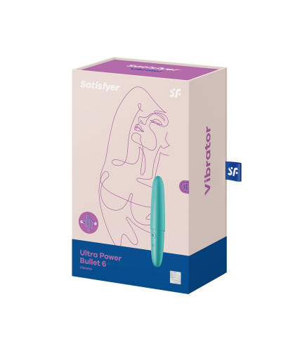 Мінівібратор Satisfyer Ultra Power Bullet 6 Turquoise - Фото №7