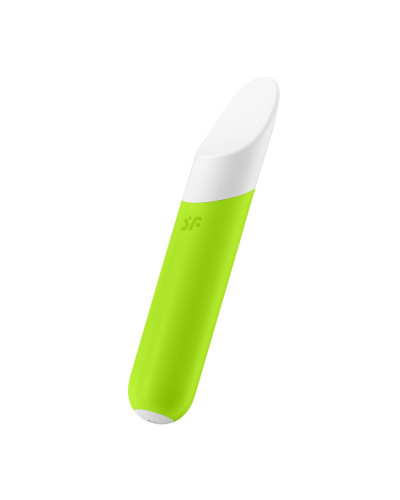 Мини-вибратор с гибким язычком Satisfyer Ultra Power Bullet 7 Green - Фото №1