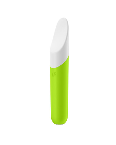 Мини-вибратор с гибким язычком Satisfyer Ultra Power Bullet 7 Green - Фото №2