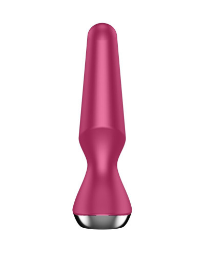 Анальная смарт-вибропробка Satisfyer Plug-ilicious 2 Berry - Фото №4