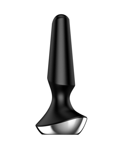 Анальная смарт-вибропробка Satisfyer Plug-ilicious 2 Black - Фото №1