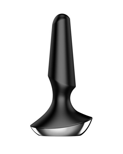 Анальная смарт-вибропробка Satisfyer Plug-ilicious 2 Black - Фото №2