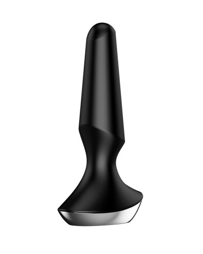 Анальная смарт-вибропробка Satisfyer Plug-ilicious 2 Black - Фото №3