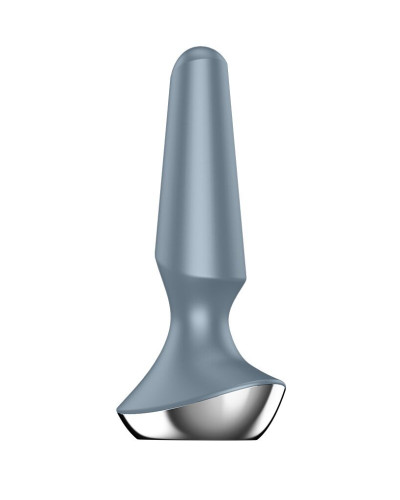 Анальная смарт-вибропробка Satisfyer Plug-ilicious 2 Ice Blue - Фото №1