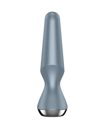 Анальная смарт-вибропробка Satisfyer Plug-ilicious 2 Ice Blue - Фото №4