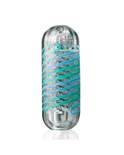 Мастурбатор Tenga Spinner 04 Pixel Cool Edition з пружною стимулювальною спіраллю всередині - Фото №1