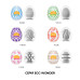 Набор мастурбаторов-яиц Tenga Egg Wonder Pack (6 яиц) - Фото №6