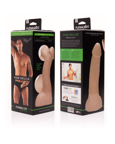 Фаллоимитатор Fleshlight Guys: Ryan Driller Dildo, по слепку пениса - Фото №2