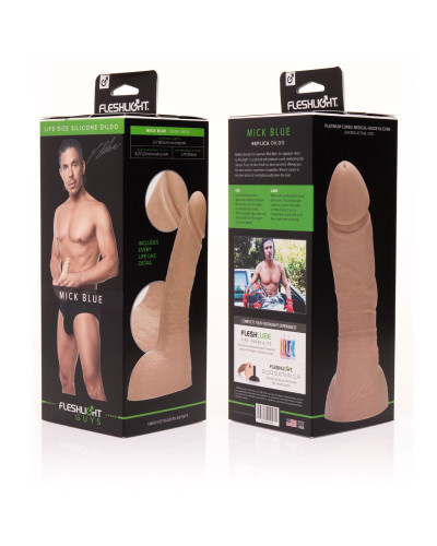 Фалоімітатор Fleshlight Guys: Mick Blue Dildo, за зліпком пеніса - Фото №2