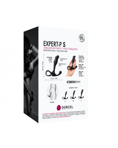 Ручной эргономичный массажер простаты Dorcel Expert P size S - Фото №6