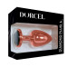 Металева анальна пробка із прикрасою у вигляді кристалу Dorcel - Diamond Plug Rose Gold L - Фото №5