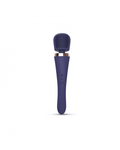 Вібромасажер із силіконовою щіточкою Love to Love Brush Crush - Midnight Indigo - Фото №2