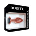 Металева анальна пробка із прикрасою у вигляді кристалу Dorcel - Diamond Plug Rose Gold S - Фото №5