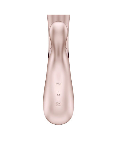 Смарт вибратор-кролик с подогревом Satisfyer Hot Lover Nude - Фото №3