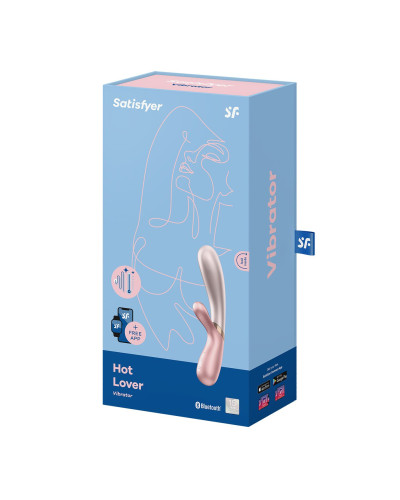 Смарт вибратор-кролик с подогревом Satisfyer Hot Lover Pink - Фото №6