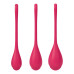 Набір йоні намистин Satisfyer Yoni Power 1 Red, діаметр 2-2,5-3см, вага 22-46-74гр - Фото №2