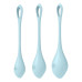 Набір йоні намистин Satisfyer Yoni Power 2 Light Blue, диаметр 2-2,5-3см, вес 22-44-73гр - Фото №1