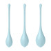 Набір йоні намистин Satisfyer Yoni Power 2 Light Blue, диаметр 2-2,5-3см, вес 22-44-73гр - Фото №2