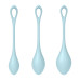 Набір йоні намистин Satisfyer Yoni Power 2 Light Blue, диаметр 2-2,5-3см, вес 22-44-73гр - Фото №3
