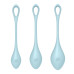 Набір йоні намистин Satisfyer Yoni Power 2 Light Blue, диаметр 2-2,5-3см, вес 22-44-73гр - Фото №4