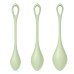 Набор йони бусин Satisfyer Yoni Power 2 Light Green, диаметр 2-2,5-3см, вес 22-44-73гр - Фото №3