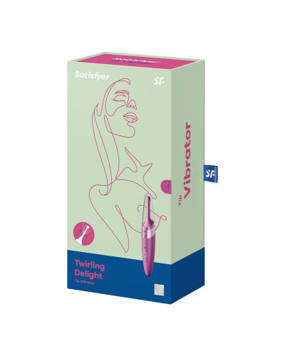 Вібратор для клітора Satisfyer Twirling Delight Berry - Фото №6