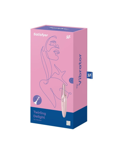 Вібратор для клітора Satisfyer Twirling Delight Rose - Фото №6