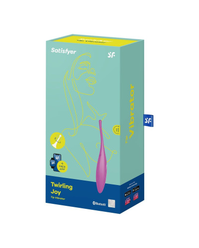 Смарт-вібратор для клітора Satisfyer Twirling Joy Fuchsia - Фото №6