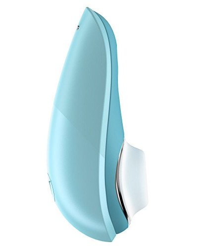 Вакуумний кліторальний стимулятор Womanizer Liberty Blue, магнітна кришка, 2 насадки - Фото №3