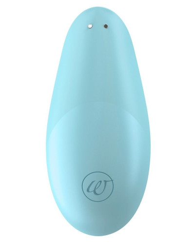 Вакуумний кліторальний стимулятор Womanizer Liberty Blue, магнітна кришка, 2 насадки - Фото №5