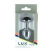 Металева анальна пробка Lux Active з трояндою - Rose Anal Plug - Black, віброкуля в подарунок - Фото №5