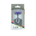 Металлическая анальная пробка Lux Active с розой - Rose Anal Plug - Purple, вибропуля в подарок - Фото №5