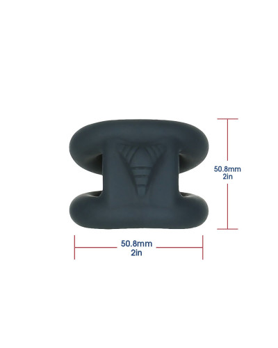 Подвійне ерекційне кільце LUX Active – Tug – Versatile Silicone Cock Ring - Фото №2