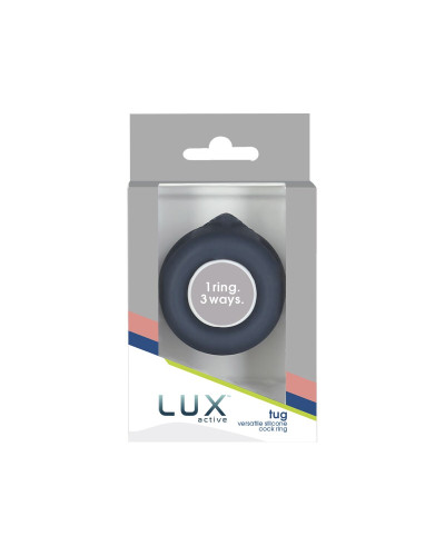 Подвійне ерекційне кільце LUX Active – Tug – Versatile Silicone Cock Ring - Фото №8