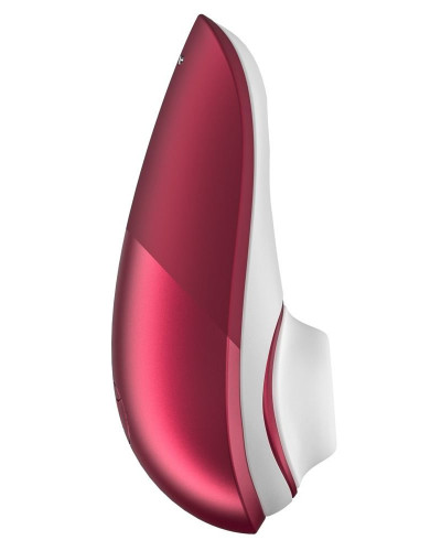 Вакуумный клиторальный стимулятор Womanizer Liberty Red, магнитная крышка, 2 насадки - Фото №3