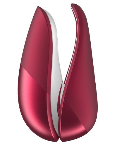 Вакуумный клиторальный стимулятор Womanizer Liberty Red, магнитная крышка, 2 насадки - Фото №4