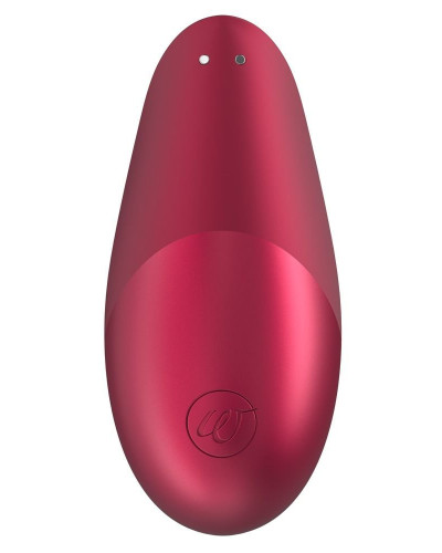 Вакуумный клиторальный стимулятор Womanizer Liberty Red, магнитная крышка, 2 насадки - Фото №5
