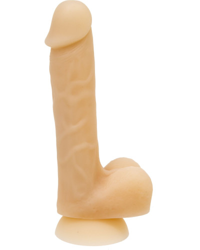 Фаллоимитатор с памятью формы, на присоске ADDICTION — DAVID 8″ Silicone Dong, вибропуля в подарок - Фото №1