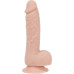 Реалистичный фаллоимитатор на присоске ADDICTION — Mark 7,5″ Dildo With Balls, Beige - Фото №2