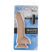 Изогнутый фаллоимитатор на присоске ADDICTION — BRAD 7,5″ Dildo With Balls, Beige - Фото №6
