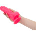 Ребристий фалоімітатор на присосці ADDICTION — Tom 7″ Dildo With Balls — Pink, віброкуля в подарунок - Фото №4