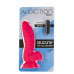 Ребристий фалоімітатор на присосці ADDICTION — Tom 7″ Dildo With Balls — Pink, віброкуля в подарунок - Фото №6