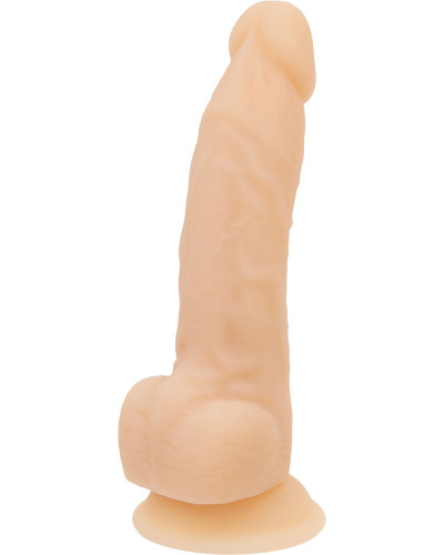 Фалоімітатор з вібрацією та ротацією Naked ADDICTION James 8″ Rotating & Vibrating Dong, пульт ДК - Фото №1