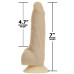 Фаллоимитатор с вибрацией и ротацией Naked ADDICTION Chris 7″ Rotating & Vibrating Dong, пульт ДУ - Фото №3