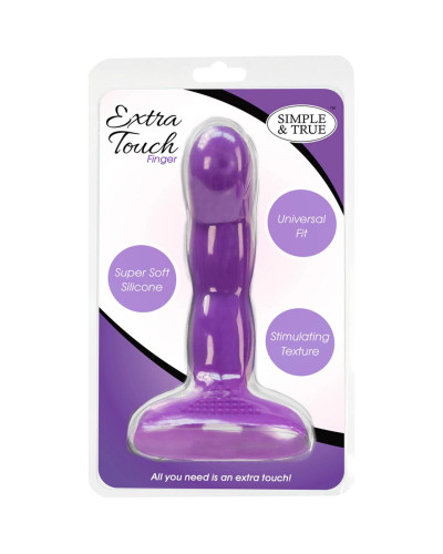 Насадка на палець Simple&True Extra Touch Finger Dong Purple - Фото №5