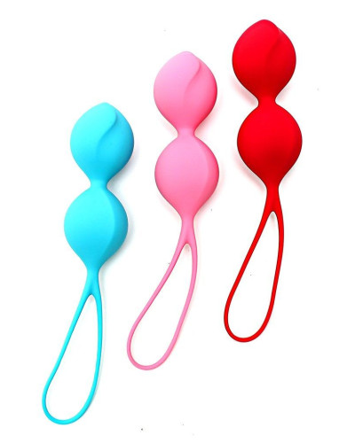 Вагінальні кульки Satisfyer V Balls (3 пари), діаметр 3,4 см, маса 79-114-150г, монолітні - Фото №2