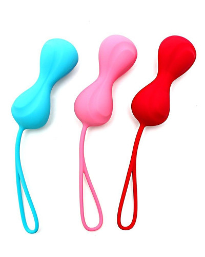Вагінальні кульки Satisfyer Power Balls (3 пари), діаметр 3,4см, маса 60-76-92г, з кулькою всередині - Фото №2