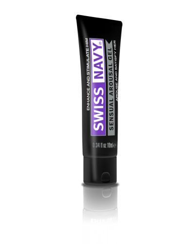 Збуджувальний лубрикант на водно-силіконовій основі Swiss Navy Sensual Arousal Gel 10 мл - Фото №1