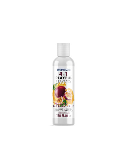 Лубрикант на водній основі Swiss Navy 4 in 1 Wild Passion Fruit 29,5 мл - Фото №1